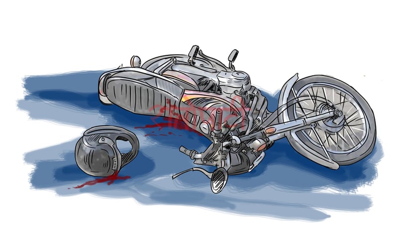 Motorcyclist Dies After Crashing into Drain on Madan Bhandari Highway in Makwanpur