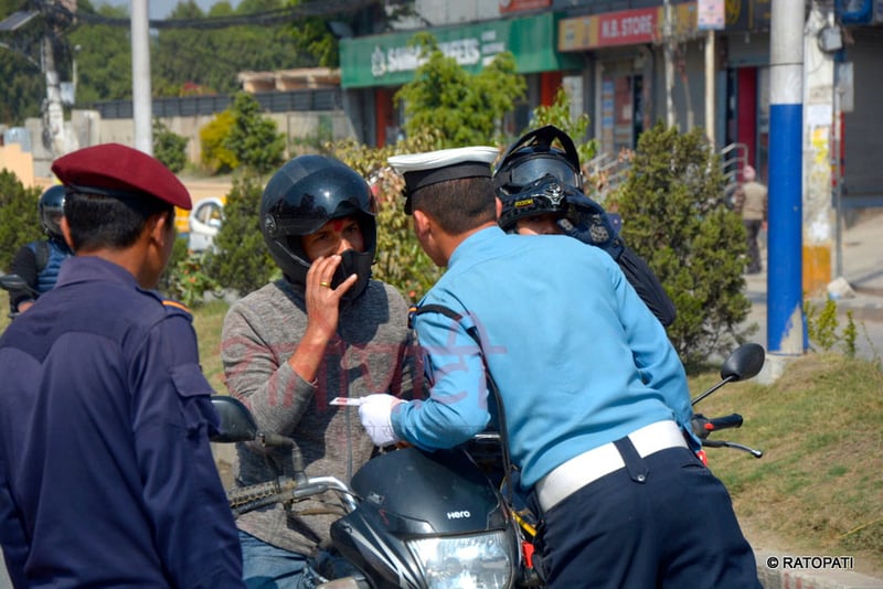 Kaski Police Intensify Drunken Driving Checks to Curb Road Accidents
