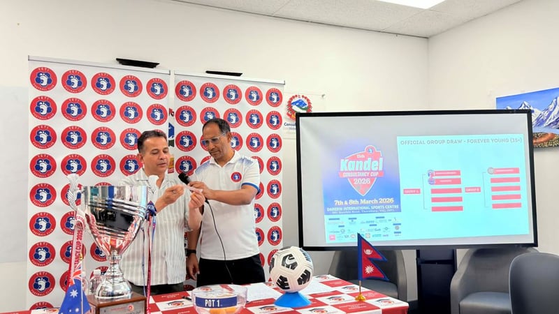 मेलबर्नमा नेपाली क्लवहरुको सबैभन्दा ठूलो फुटबल प्रतियोगिता हुँदै