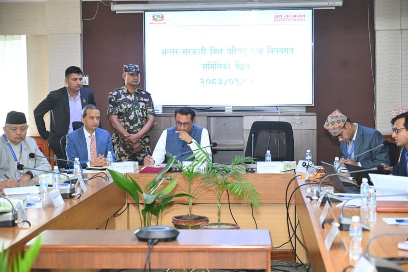 दोहोरो कर हटाउने अन्तर-सरकारी वित्त परिषद् बैठकको निर्णय