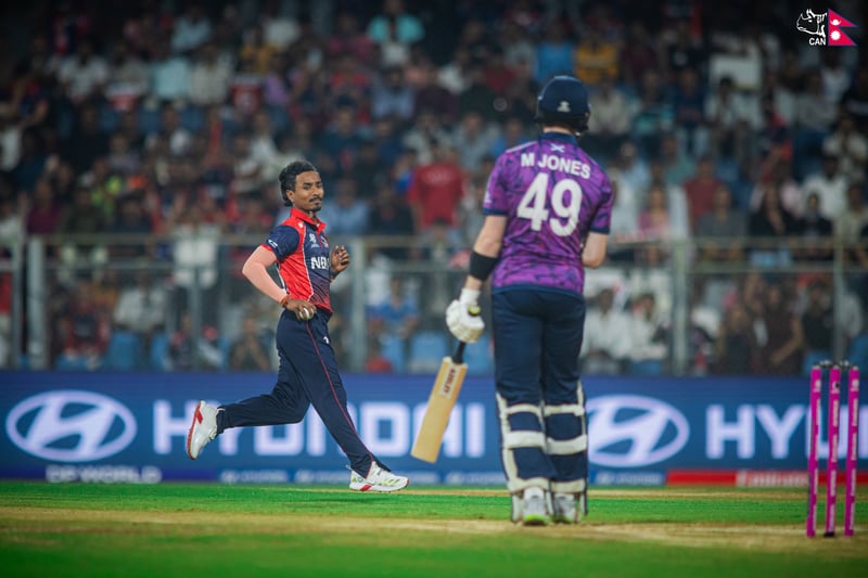 पावरप्लेमा नेपालले लिन सकेन स्कटल्यान्डको विकेट