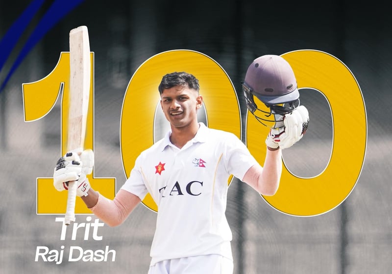 जय ट्रफी : तेस्रो चरणको पहिलो दिन आर्मीका दासको शतक