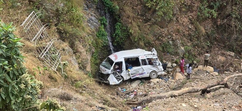 गोरखामा माइक्रो दुर्घटनामा परेर मृत्यु भएका ७ जना भारतीय नागरिक
