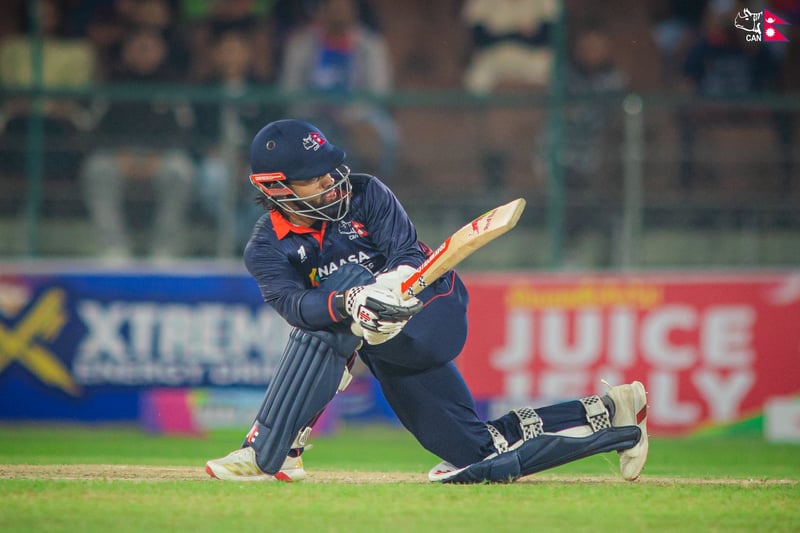 कुशलको अर्धशतकमा युएईमाथि नेपालको सहज जित