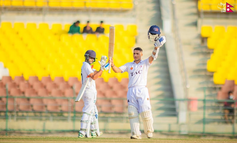 जय ट्रफी : पहिलो दिन आर्मीका भीमको शतक र पुलिसका सागरको ६ विकेट