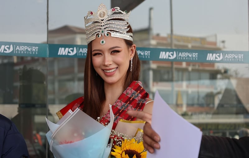 'मिस ग्लोब २०२५' की विजेता सरादत्त पाँचदिने भ्रमणका लागि नेपालमा