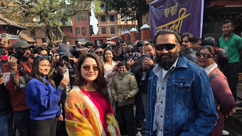 निखिल उप्रेती र वर्षा सिवाकोटी पहिलोपटक एउटै पर्दामा, 'कस्तुरी' को छायांकन सुरू