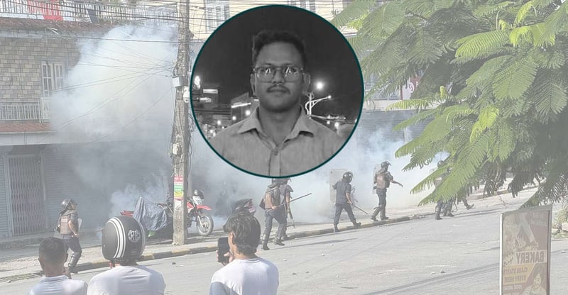 'आन्दोलनको भिडिओ बनाउँदै थियो, ढुंगा हान्न आयो भनेर प्रहरीले गोली चलाएछ!'