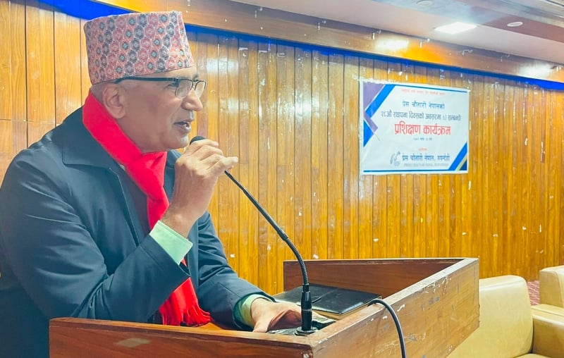 प्रविधिको दुरूपयोग गरी समाजमा झुटा सूचना फैलाइयो: विष्णु पौडेल