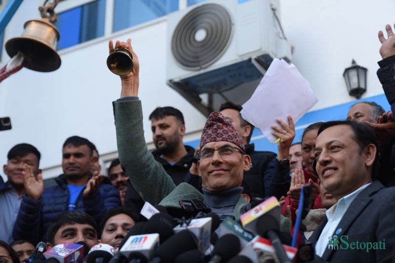 कांग्रेस उम्मेदवारलाई ५ मतले हराउँदै रास्वपाका विश्वराज पोखरेल विजयी