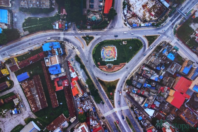 ड्रोनबाट खिचिएका तस्बिरको प्रदर्शनी पर्यटन बोर्डमा सुरू (तस्बिरहरू)