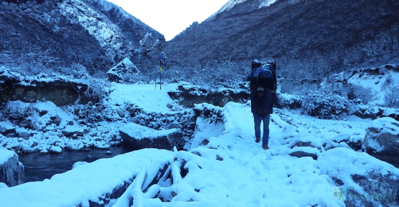 हिउँमा लाप्चीको सुन्दरता (तस्बिरहरू)