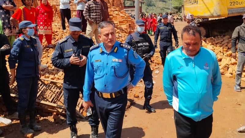 हरिसिद्धीमा इट्टाभट्टाको वाल भत्किँदा एक जनाको मृत्यु, चार जना घाइते