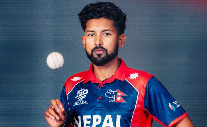 नन्दनले लिए नेपालका लागि दोस्रो विकेट, इंग्ल्याण्डका दुवै ओपनर आउट