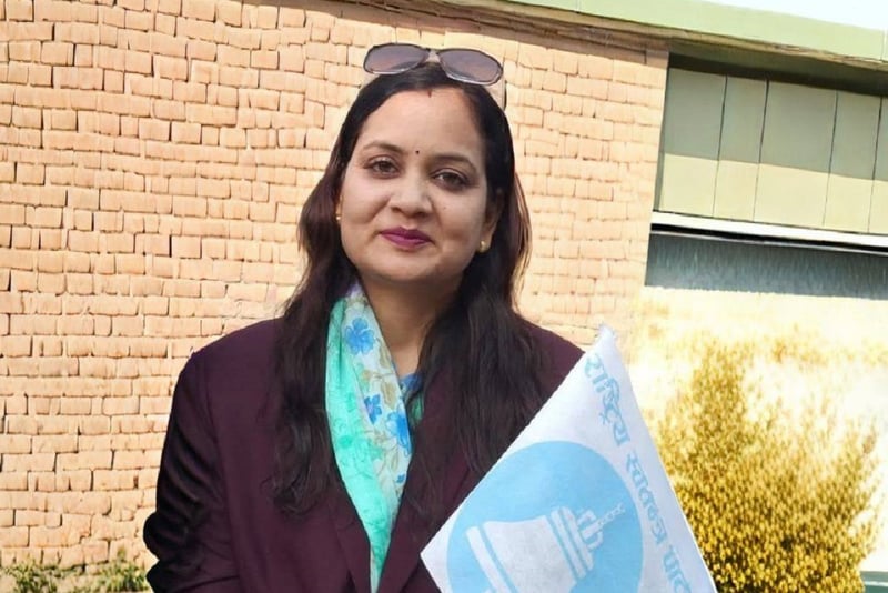 नर्स निशा मेहता बनिन् स्वास्थ्य मन्त्री