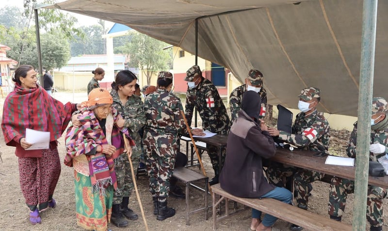 नयाँ सबूज गणको स्वास्थ्य शिविरमा २७५ जनाको स्वास्थ्य परीक्षण