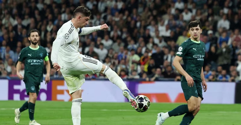 भालभर्डेको ह्याट्रिकमा रियलले सिटीलाई हरायो