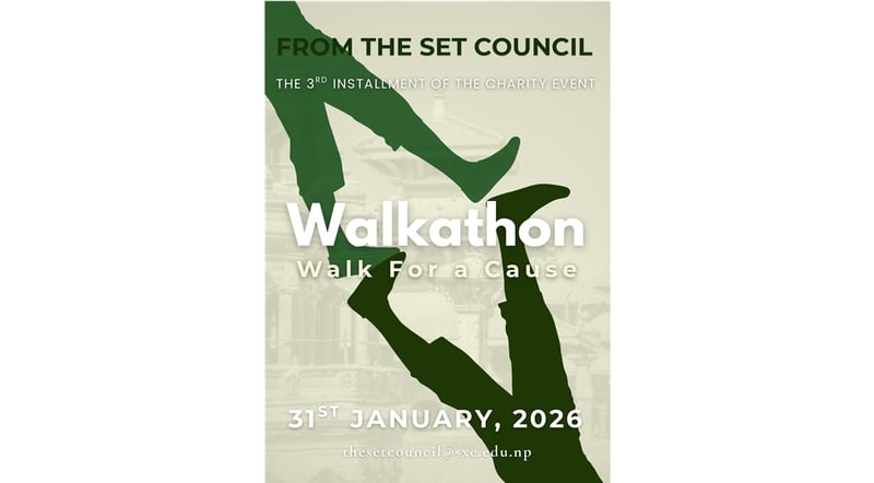 सेन्ट जेभियर्स कलेज माइतीघरले वाकाथन आयोजना गर्दै