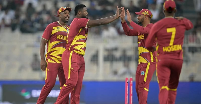 टी-२० विश्वकप- नेपालको समूहमा रहेको वेस्ट इण्डिजको पहिलो जित