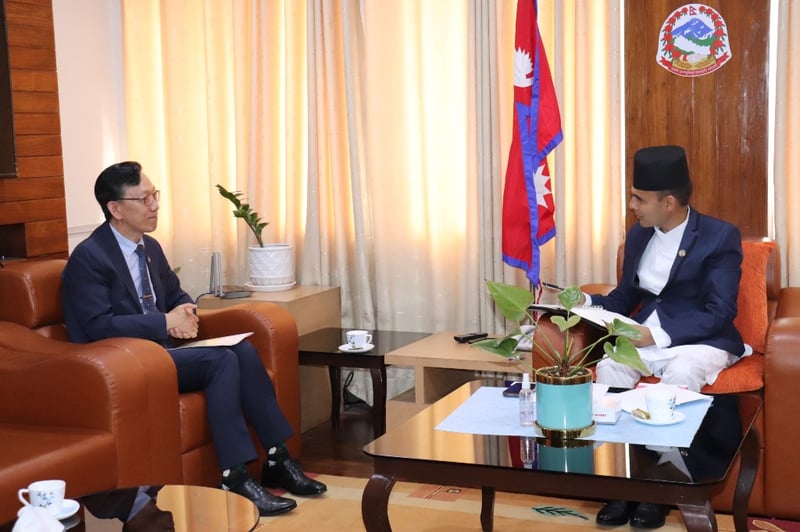 सञ्चारमन्त्री तिमिल्सिनासँग अमेरिकी र कोरियाली राजदूतको छुट्टाछुट्टै भेट, के–के भयाे कुराकानी ?