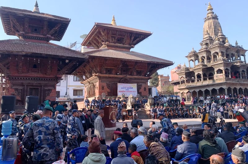 पाटन दरबार क्षेत्रमा सशस्त्र प्रहरीको २५औँ वार्षिकोत्सव समारोहमा देखिएको भिड (तस्वीरहरू)