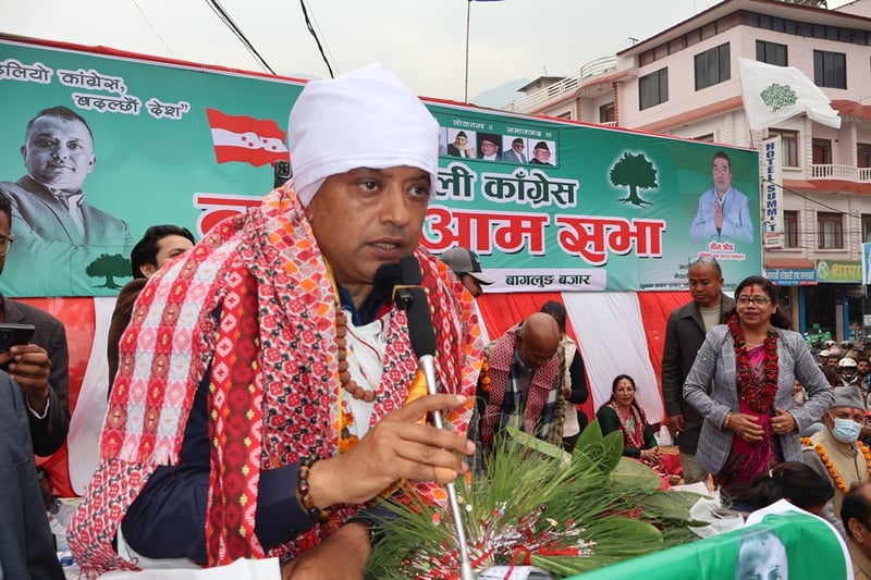 गगनले भने- कांग्रेस संकल्प गरेर आएको छ, पाँच वर्षलाई मौका दिनस्