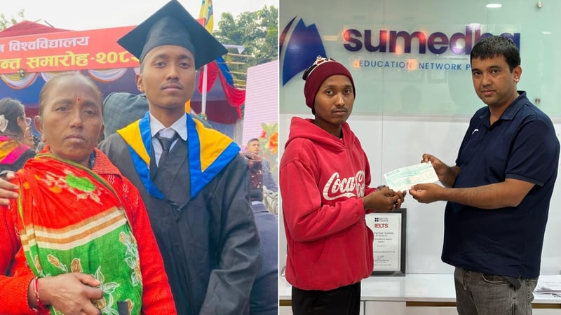 २५ हजार ऋण काढेर दीक्षित भएका ओमप्रकाशलाई २९ हजार सहयोग, आमाको पनि स्वास्थ्य बीमा