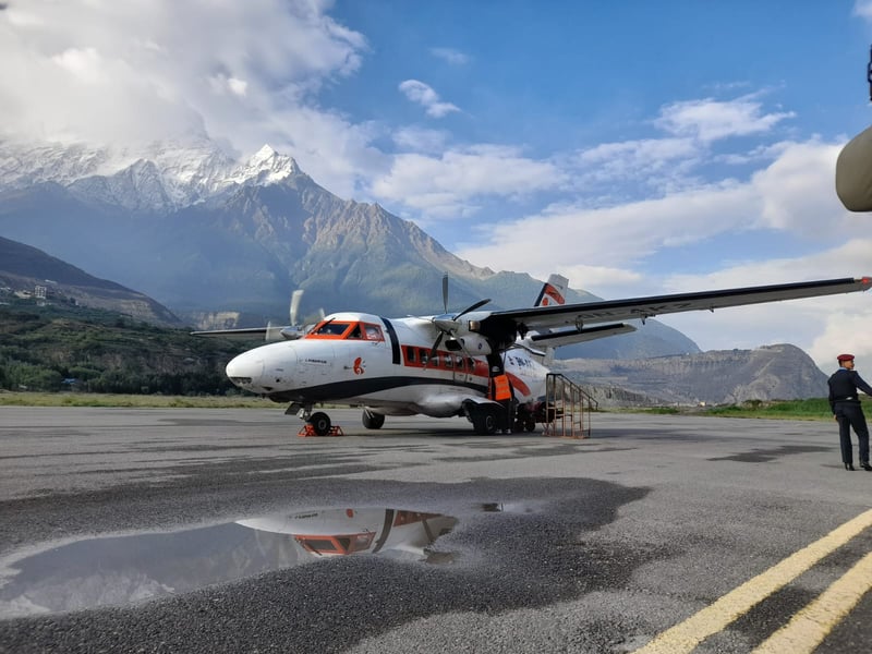 पोखरा–जोमसोम हवाई सेवा तीन महिनाका लागि स्थगित