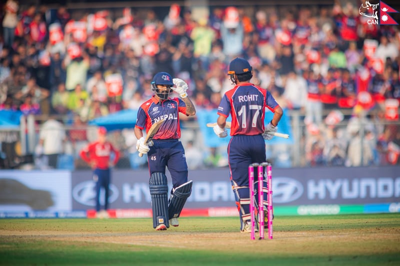 टी–२० विश्वकप : अन्तिम ओभरमा ऐतिहासिक जितबाट चुक्यो नेपाल