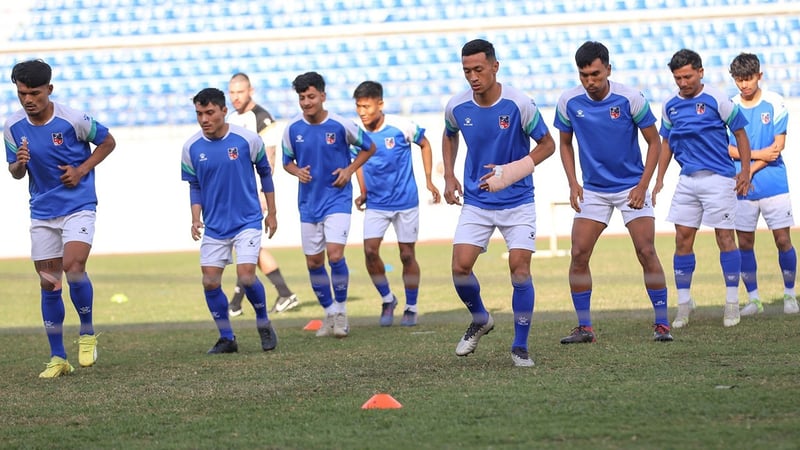 राष्ट्रिय फुटबल टोलीको बन्द प्रशिक्षणमा ४९ खेलाडी