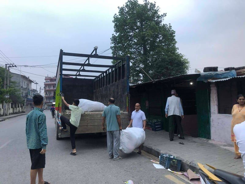 बुटवलमा सरकारी जग्गामा बसेको बस्ती हटाउन सुरु