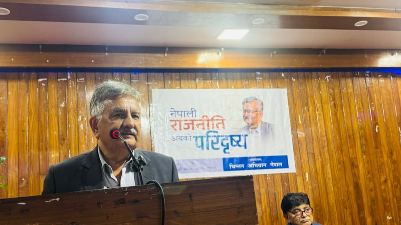 सुरेन्द्र पाण्डेकाे आराेप- केपी ओलीले संसद विघटन गरेदेखि नै पार्टी ओरालो लाग्याे