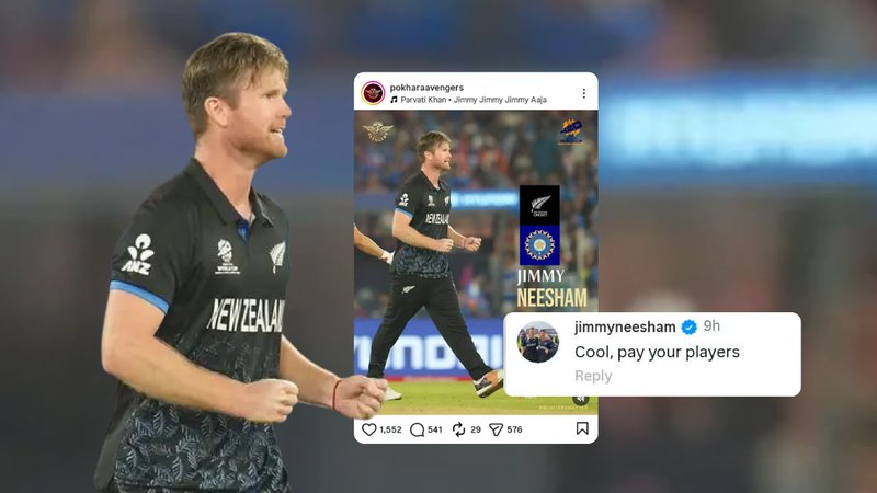 पोखरा एभेन्जर्सको इन्स्टाग्राम पोस्टमा जिम्मी निशमको कमेन्ट- ‘खेलाडीलाई पारिश्रमिक देऊ’