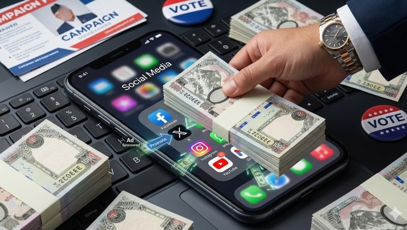 उम्मेदवारले सामाजिक सञ्जालमा गर्ने खर्च निगरानी गर्दै निर्वाचन आयोग