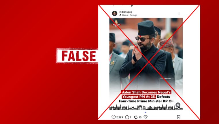 बालेन नेपालको प्रधानमन्त्री बनेको भन्दै विदेशी मिडिया र सामाजिक सञ्जालमा भ्रामक दाबी भाइरल