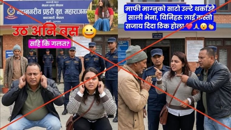 वृद्ध कुटपिट घटनामा एआई सिर्जित तस्बिरहरू छ्यापछ्याप्ती, प्रहरीले भन्यो- ‘भ्रम नफैलाऔँ'