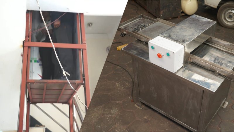 Nepali Mechanic Designs Sweet-Cutting Machine and Low-Cost Home Lift
