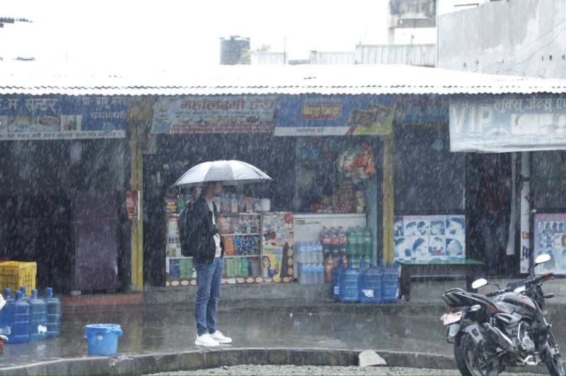Monsoon clouds linger over hills, light to moderate rain expected in parts of the country