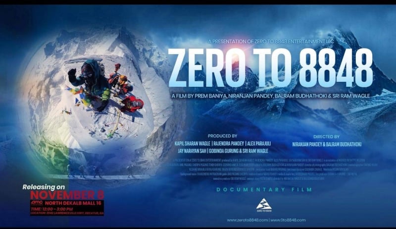 Nepali documentary 'Zero to 8848' premieres in Atlanta
