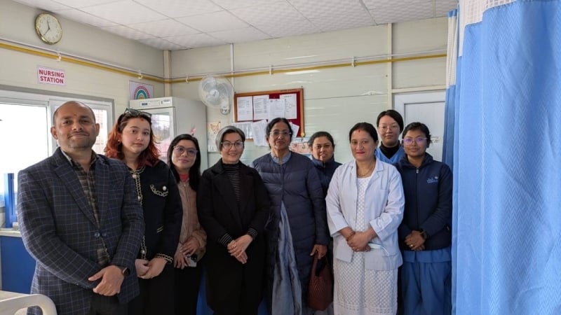 RGMT, Mahalaxmi Development Bank donate ICU beds to Bhaktapur Cancer Hospital