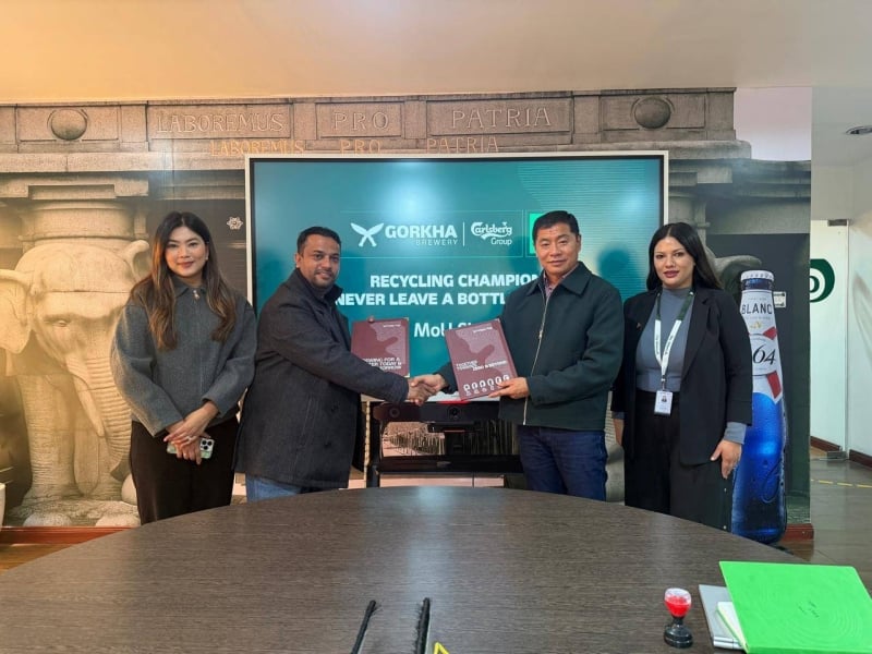 Gorkha Brewery, Khalisisi launch nationwide bottle recycling initiative