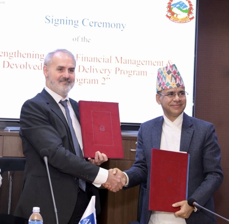 ADB provides USD100 million loan to strengthen fiscal federalism in Nepal