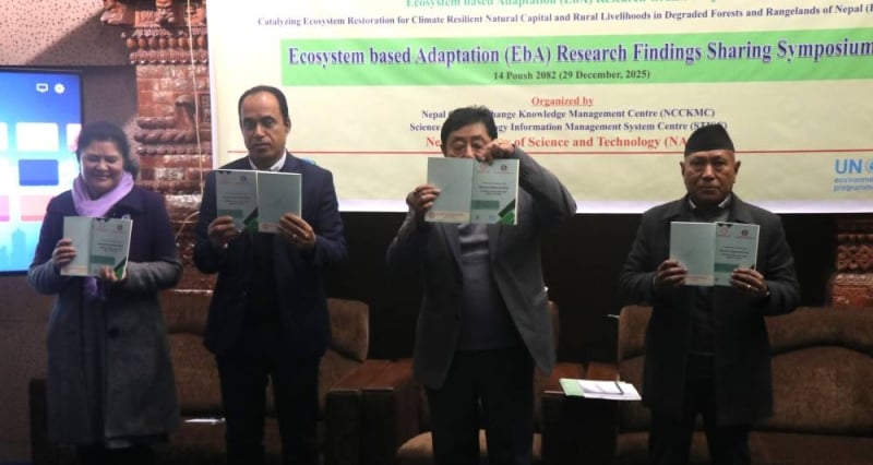 NAST organizes Ecosystem-based Adaptation research findings symposium in Kathmandu