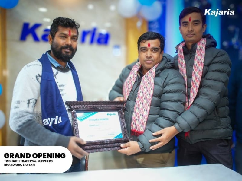 Kajaria expands footprint in Eastern Nepal with new showroom in Bhardaha