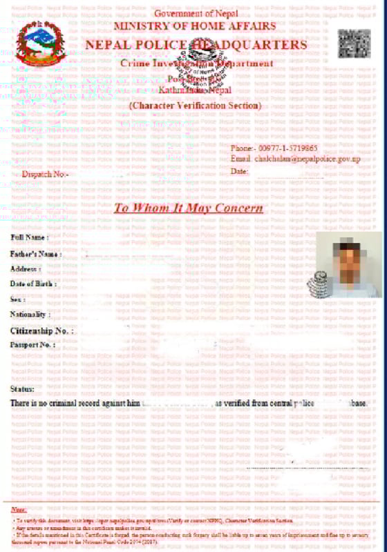 Over 526,000 receive police clearance certificates this fiscal year