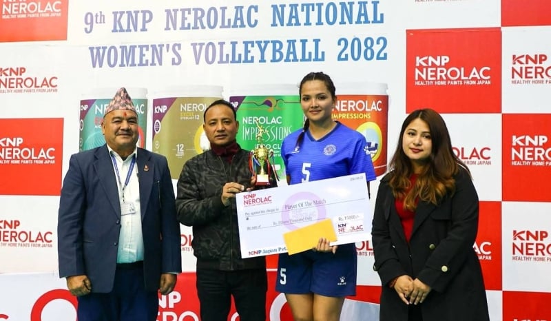 New Diamond, Nepal Police register wins in Sher Bahadur Khadka Memorial Volleyball