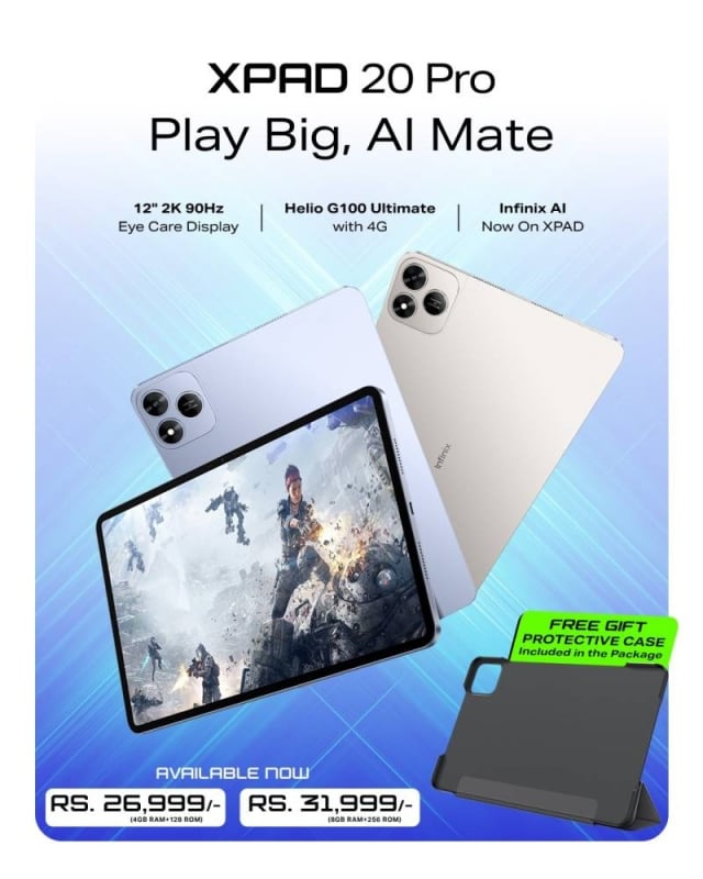 Infinix launches XPAD 20 Pro tablet in Nepal