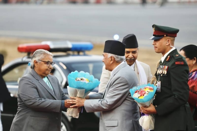 President Paudel returns home from Japan