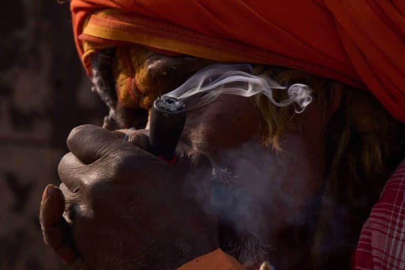 Cannabis smoke fills the air as Nepal marks Shivaratri festival