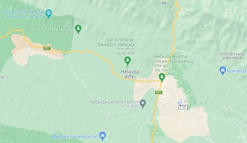 22 injured as bus crashes into electric pole in Makwanpur